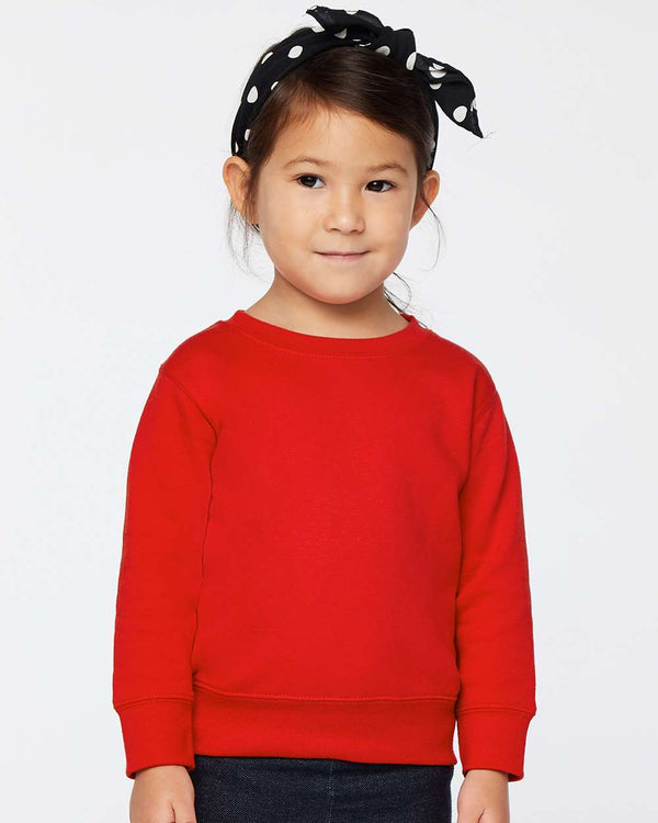 Rabbit Skins Toddler Fleece Crewneck Sweatshirt Uniquely Whynot Craft