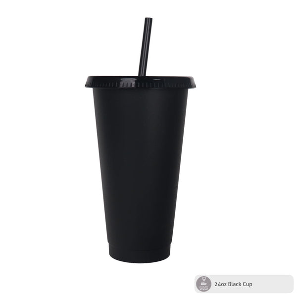 24oz Solid Color Cold Cups - Uniquely Whynot Craft