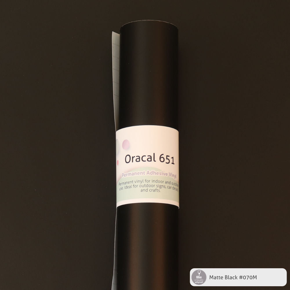 ORACAL® 651 Black Craft Vinyl, Craft Sheets